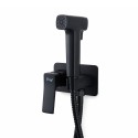 Гигиенический душ со смесителем FRAP F2084-6, черный