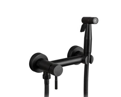 Гигиенический душ со смесителем FRAP F7503-6, черный