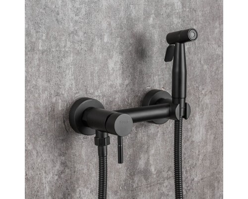 Гигиенический душ со смесителем FRAP F7503-6, черный