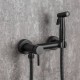 Гигиенический душ со смесителем FRAP F7503-6, черный