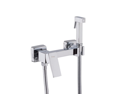 Гигиенический душ со смесителем FRAP F7504, хром