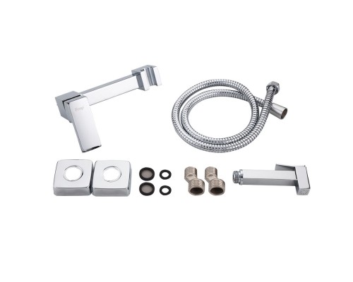Гигиенический душ со смесителем FRAP F7504, хром