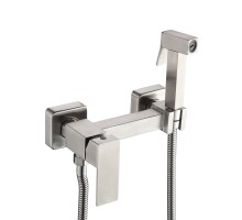 Гигиенический душ со смесителем FRAP F7504-5, сатин