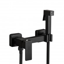 Гигиенический душ со смесителем FRAP F7504-6, черный