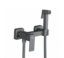 Гигиенический душ со смесителем FRAP F7504-9, оружейная сталь