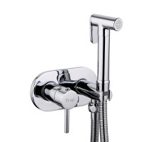 Гигиенический душ со смесителем FRAP F7505, хром