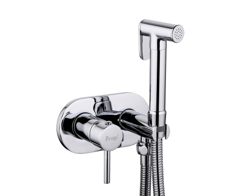 Гигиенический душ со смесителем FRAP F7505, хром