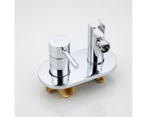 Гигиенический душ со смесителем FRAP F7505, хром