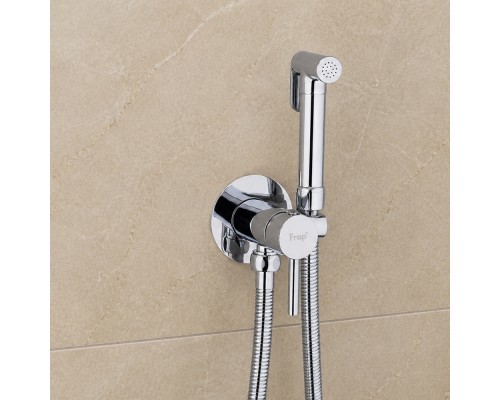 Гигиенический душ со смесителем FRAP F7505-2, хром