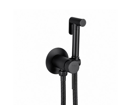 Гигиенический душ со смесителем FRAP F7505-6, черный