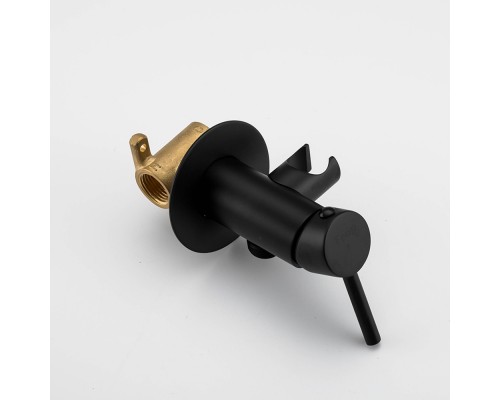 Гигиенический душ со смесителем FRAP F7505-6, черный