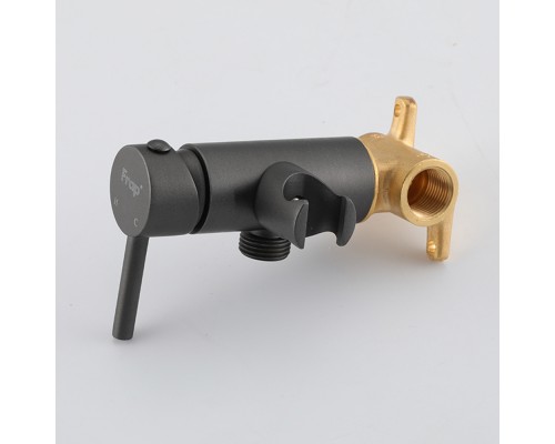 Гигиенический душ со смесителем FRAP F7505-9, графит