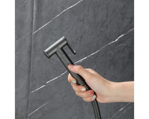Гигиенический душ со смесителем FRAP F7505-9, графит