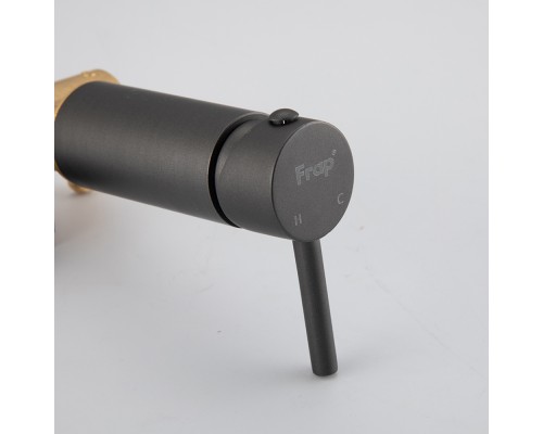 Гигиенический душ со смесителем FRAP F7505-9, графит
