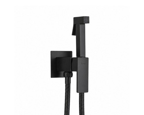 Гигиенический душ со смесителем FRAP F7506-6, черный