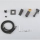 Гигиенический душ со смесителем FRAP F7506-9, оружейная сталь