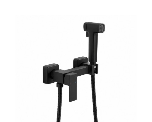 Гигиенический душ со смесителем FRAP F7591-6, черный