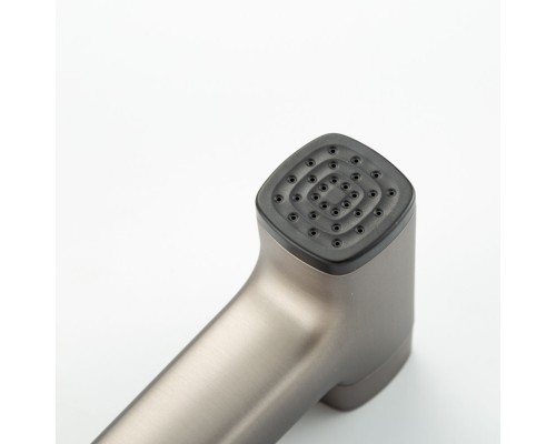 Гигиенический душ со смесителем FRAP F7591-9, оружейная сталь