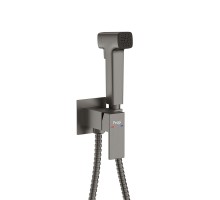 Гигиенический душ со смесителем FRAP F7591-29, оружейная сталь