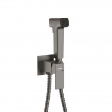 Гигиенический душ со смесителем FRAP F7591-29, оружейная сталь