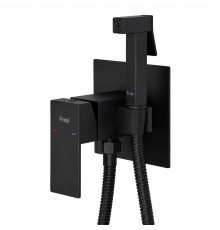 Гигиенический душ со смесителем FRAP F72802-6, черный