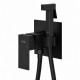 Гигиенический душ со смесителем FRAP F72802-6, черный