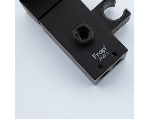 Гигиенический душ со смесителем FRAP F72802-6, черный