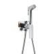 Гигиенический душ со смесителем FRAP F7571, хром