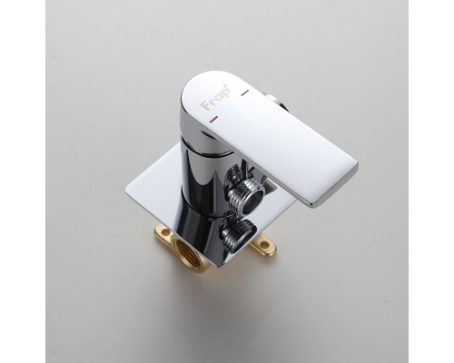 Гигиенический душ со смесителем FRAP F7571, хром