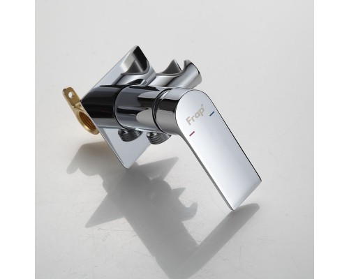 Гигиенический душ со смесителем FRAP F7571, хром