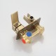 Гигиенический душ со смесителем FRAP F2084-3, золотой сатин