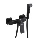 Гигиенический душ со смесителем FRAP F7586-6, черный