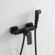 Гигиенический душ со смесителем FRAP F7586-6, черный
