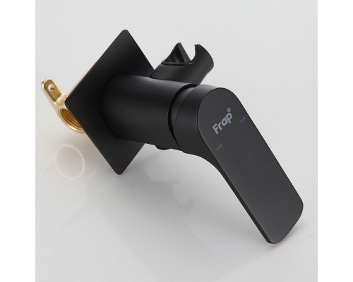 Гигиенический душ со смесителем FRAP F7586-26, черный
