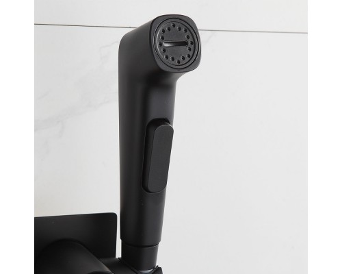 Гигиенический душ со смесителем FRAP F7586-26, черный