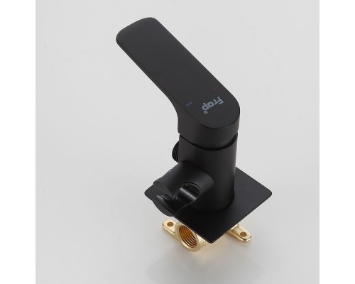 Гигиенический душ со смесителем FRAP F7586-26, черный