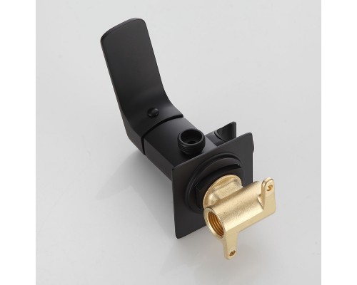 Гигиенический душ со смесителем FRAP F7586-26, черный