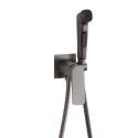 Гигиенический душ со смесителем FRAP F7586-29, оружейная сталь