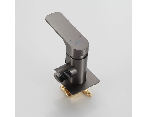 Гигиенический душ со смесителем FRAP F7586-29, оружейная сталь