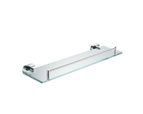 Полка стеклянная Shevanik SG5119, хром