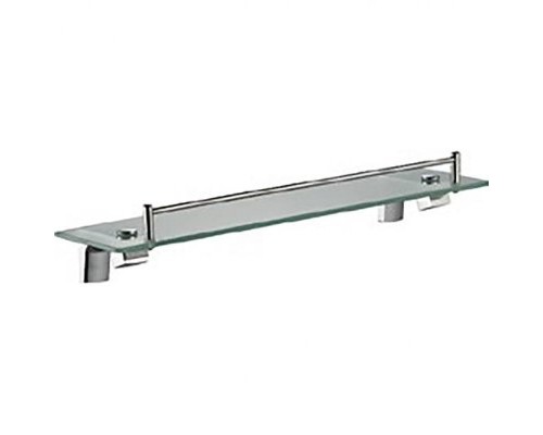 Полка стеклянная FRAP F30607, хром
