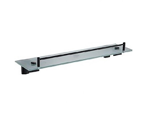 Полка стеклянная FRAP F30607-6, черный