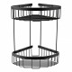 Полка корзина угловая Grocenberg AC0076BL, черный