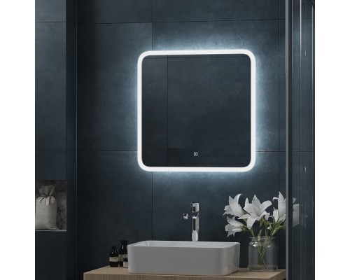 Зеркало Bruno Led 600х600 с сенсором
