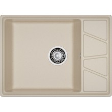 GRANFEST Мойка композит VERTEX, GF-V-680L, чаш+кр 680*500, кашемир