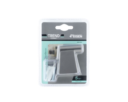 Крючок одинарный  FIXSEN Trend Graphite (FX-98005)