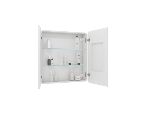 Зеркало-шкаф Elliott LED 800х800 с датчиком движения, розеткой