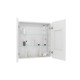 Зеркало-шкаф Elliott LED 800х800 с датчиком движения, розеткой