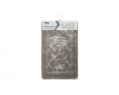 Коврик для ванной Fixsen Link 1-ый FX-5002I, коричневый, 50х80 см.