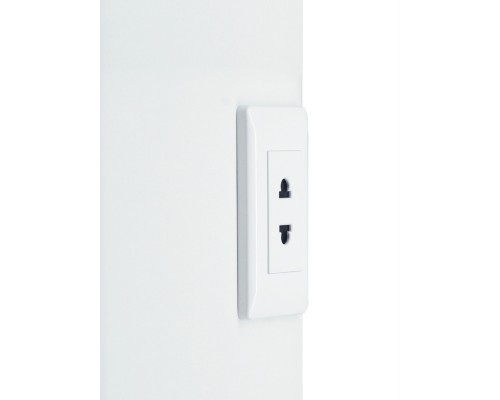 Зеркало-шкаф Aperio LED 800х800 левый с розеткой